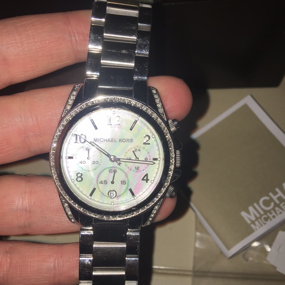 Michael Kors ‘Blair’ Mother -of-pearl watch mk5520